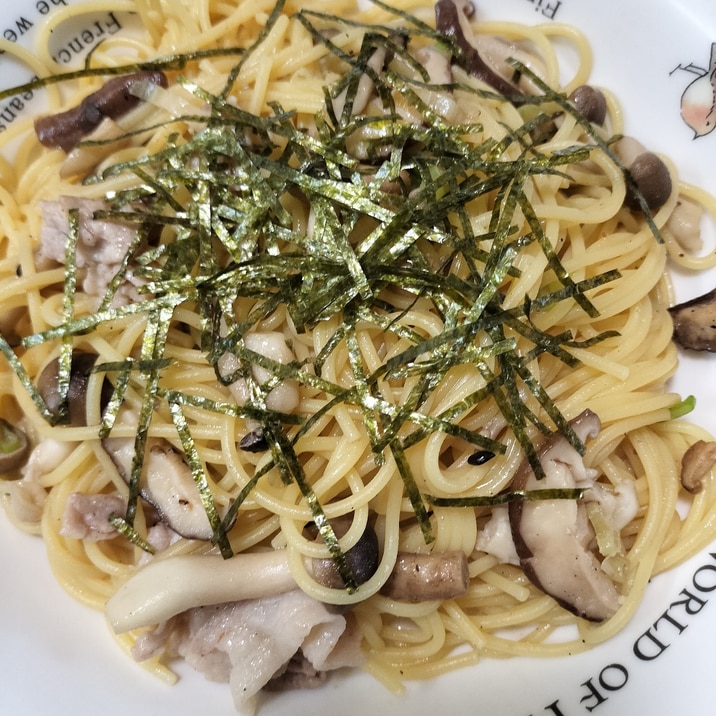 バター風マーガリンで作る和風パスタ♫